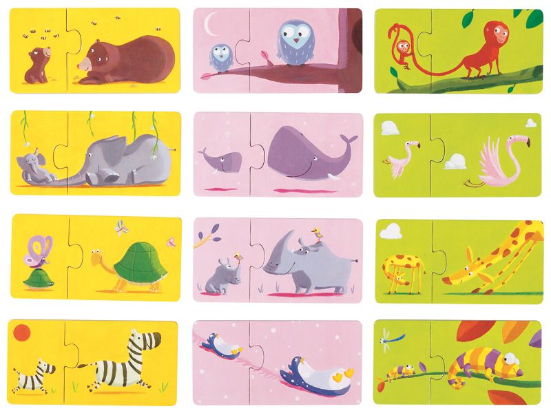 puzzles duo maman et bebe