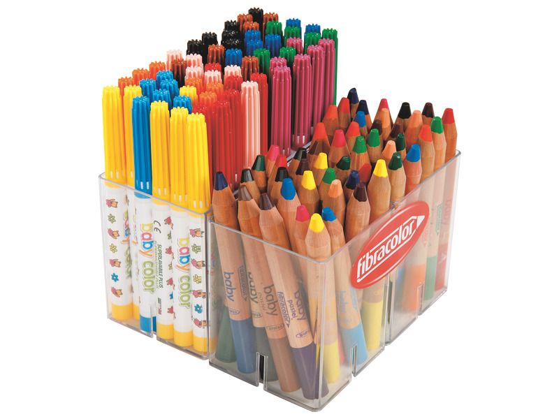 CLASSPACK 108 FEUTRES ET CRAYONS DE COULEUR BÉBÉ