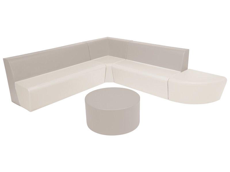 kit le salon d angle new basic h 25 cm