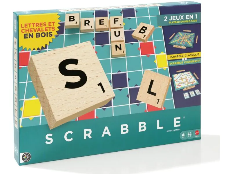 Ideal Scrabble : Lot de 2 compteurs de Points Classiques et Supports de Carreaux moulés | Jeux Classiques | Jeux de Mots | pour 2 à 4 Joueurs | À partir de 10 Ans Ideal Scrabble : Lot de 2 compteurs de Points Classiques et Supports de Carreaux moulés | Jeux Classiques | Jeux de Mots | pour 2 à 4 Joueurs | À partir de 10 Ans