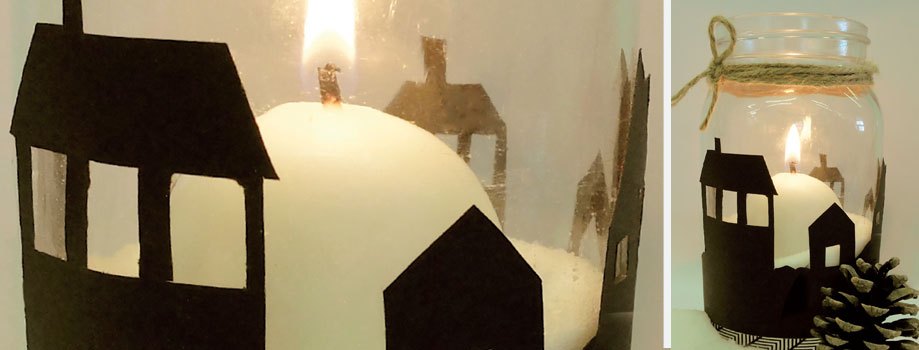 Bougies décorées