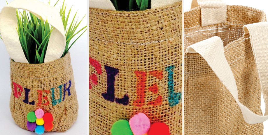 Jardinière sac à fleur